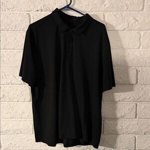 Lululemon Black Polo Shirt